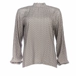 NED Top Smock Denim Rounds Woven NED Top Smock Denim Rounds Woven